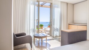 Junior Suite - Sea View | Italienske Frette-laken og sengetøy av topp kvalitet
