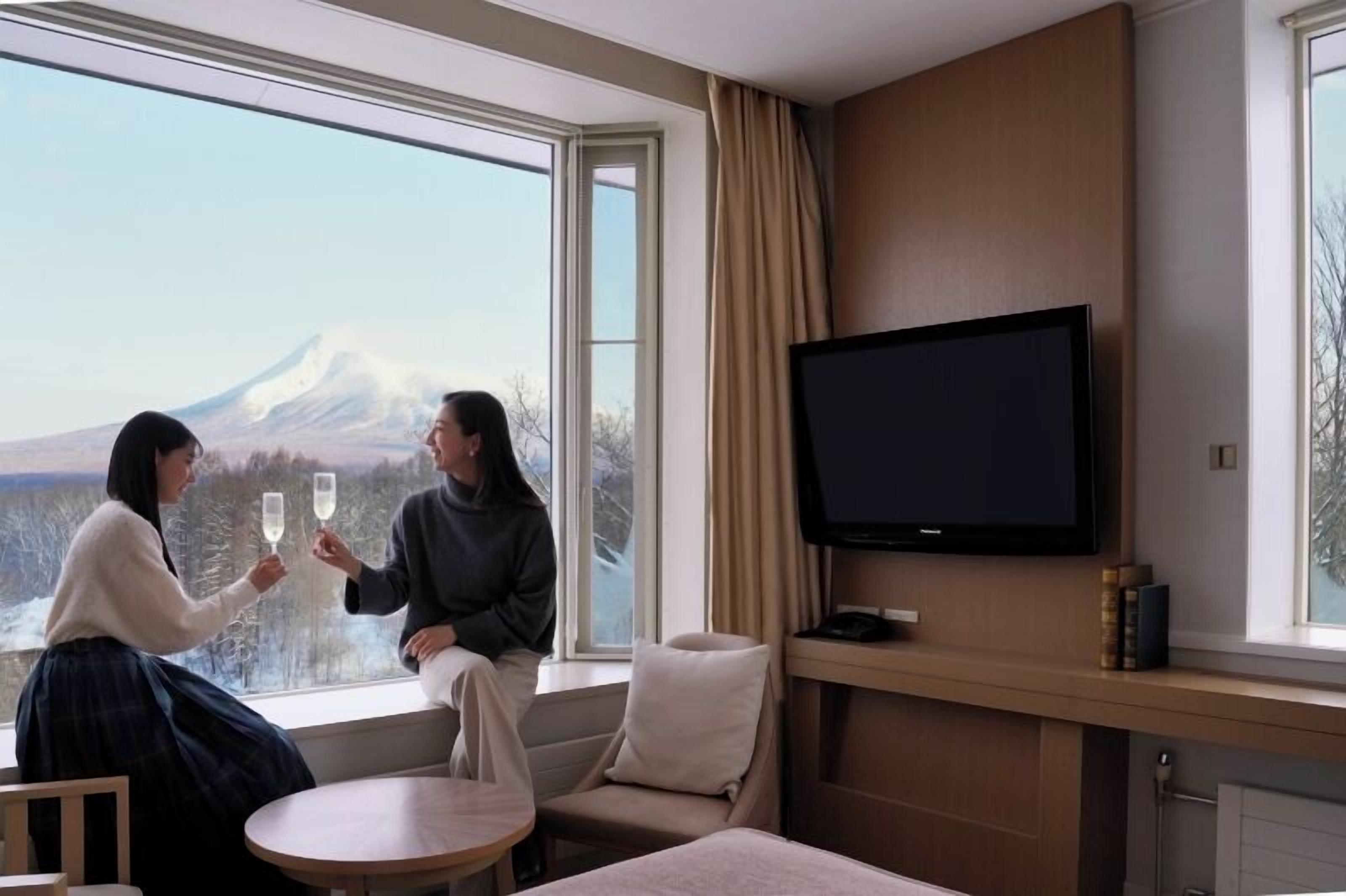 non smoking komagatake corner twin room include wi-fi | premium bedding, in-room safe, free wifi, bed sheets