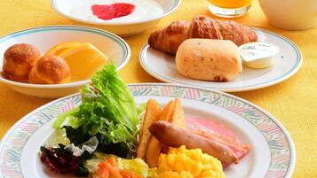 Buffet breakfast for a fee