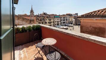 Suite, Private Bathroom, City View | Terrace/patio