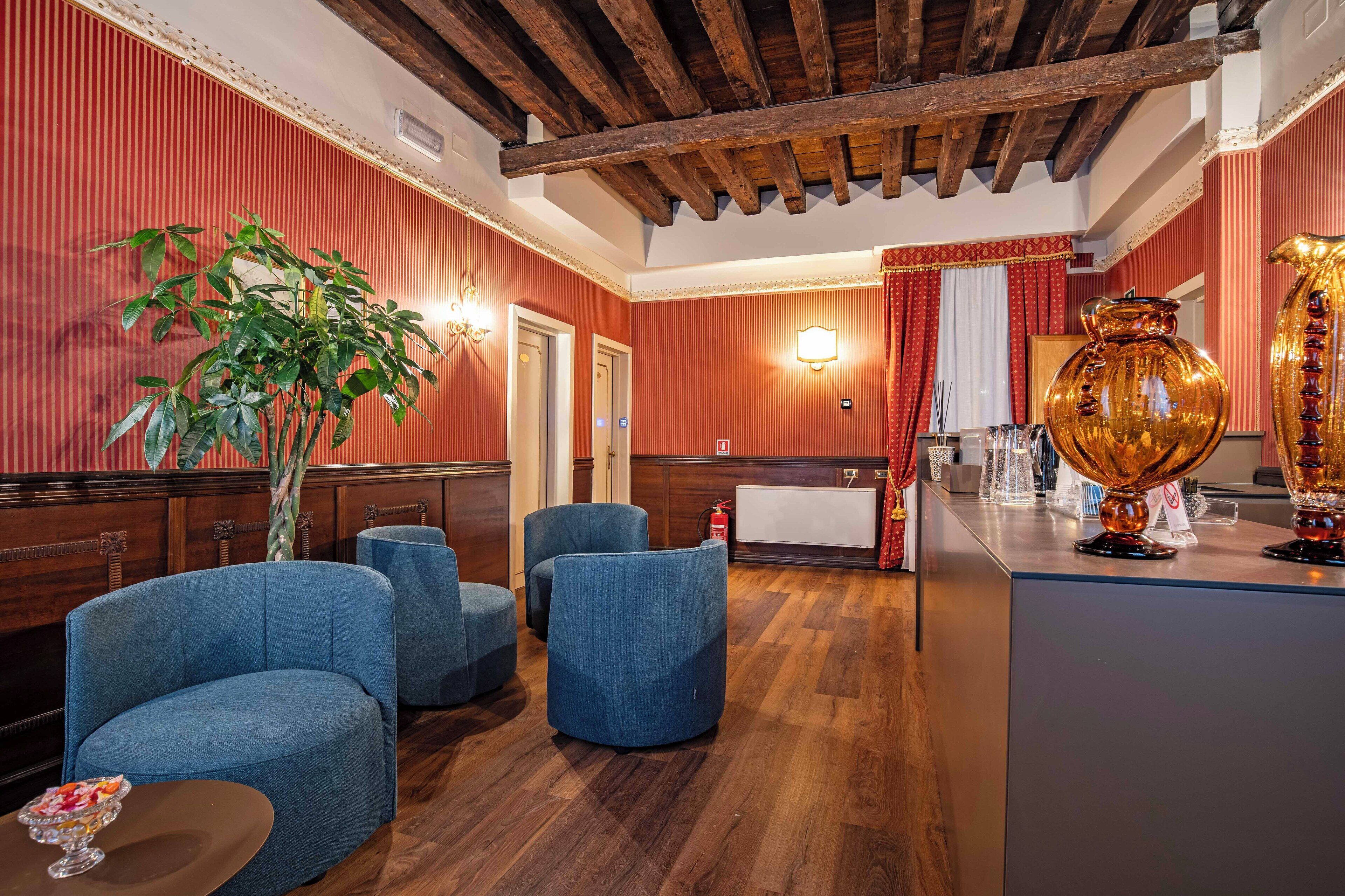 Sala de estar en el lobby