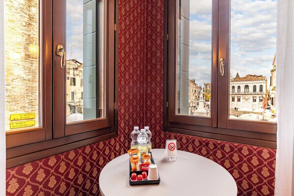 Superior Double Room, Private Bathroom, City View | Premium bedding, soundproofing, cribs/infant beds, free WiFi