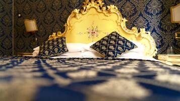 Premium bedding, soundproofing, cribs/infant beds, free WiFi