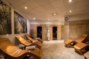 Turkish bath, body treatments, deep-tissue massages, sports massages