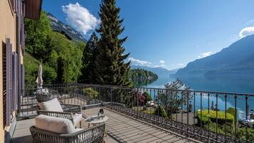 Comfort Double Room, Balcony, Lake View | Terrace/patio