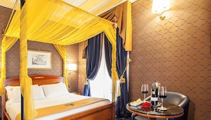 Deluxe Triple Room | Frette Italian sheets, premium bedding, down comforters