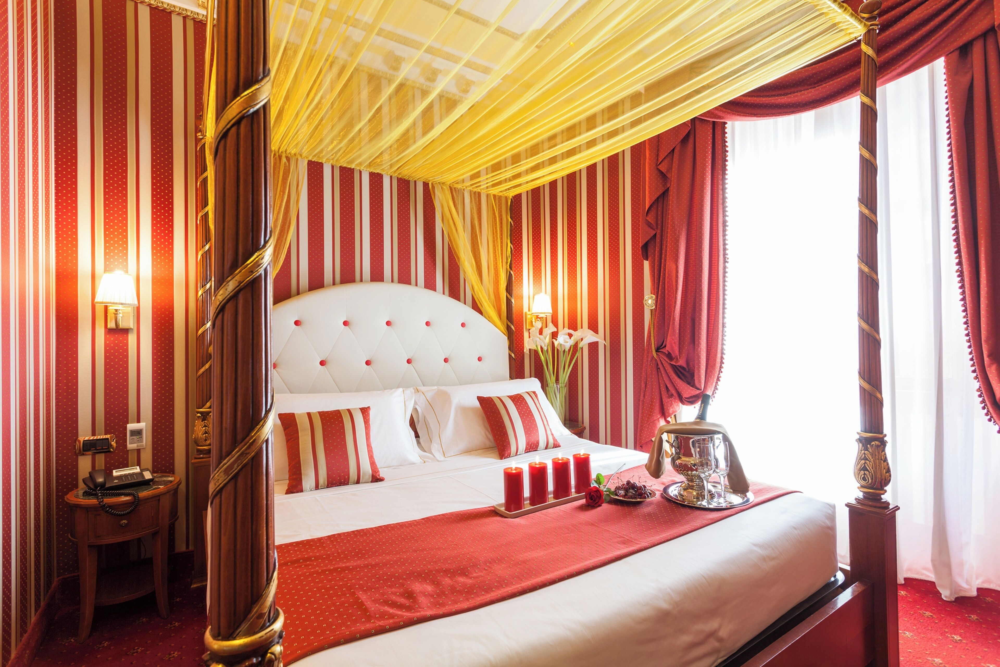 Family Quadruple Room | Frette Italian sheets, premium bedding, down comforters