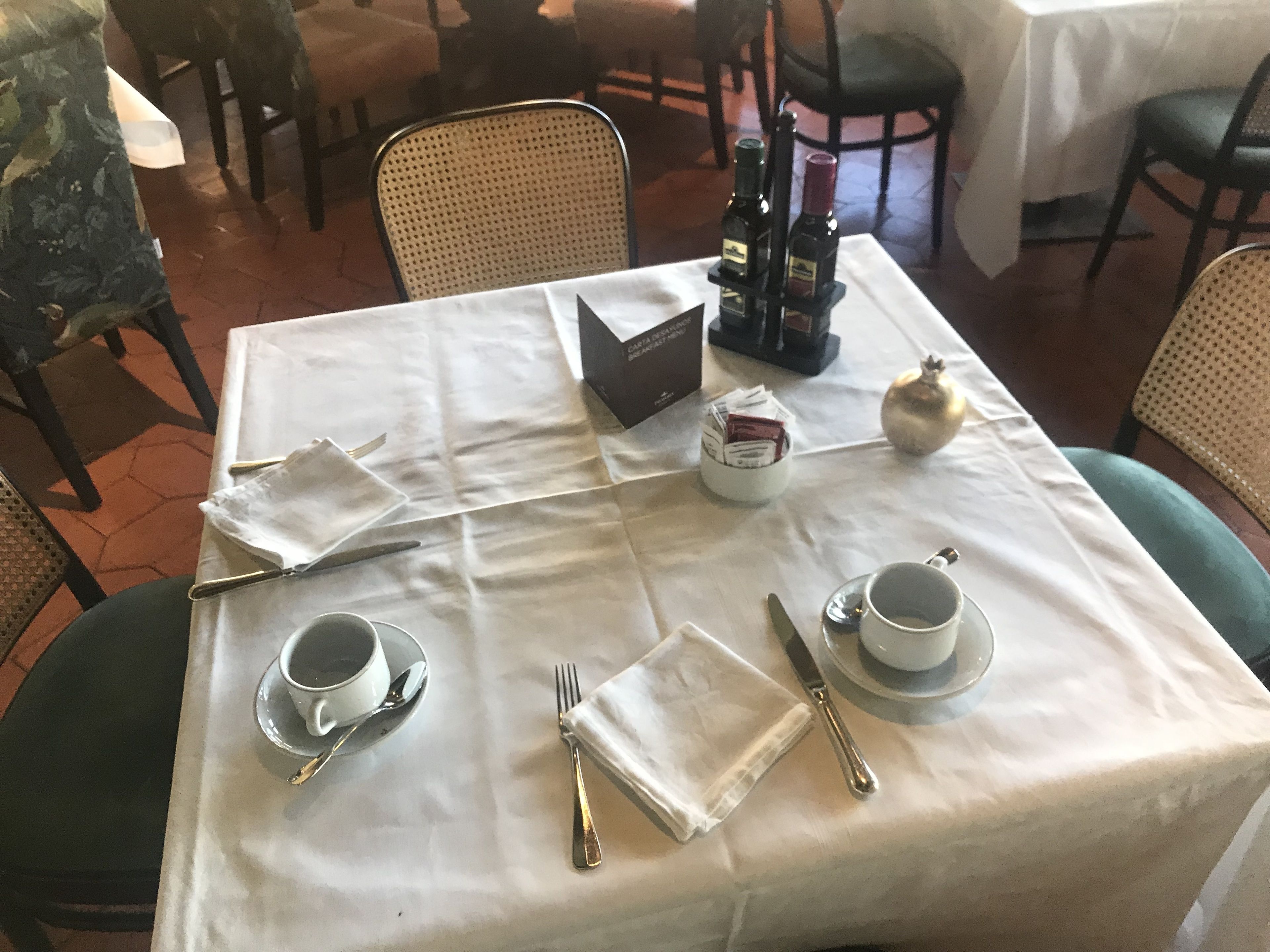 daily buffet breakfast (eur 21.00 per person)