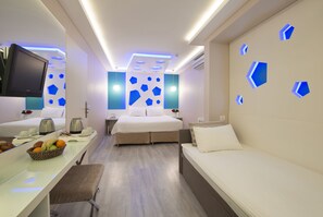 Triple Room | Premium bedding, Select Comfort beds, individually decorated - Hotel Evsen - Adults Only (Istanbul)