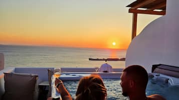 Bañera de hidromasaje privada