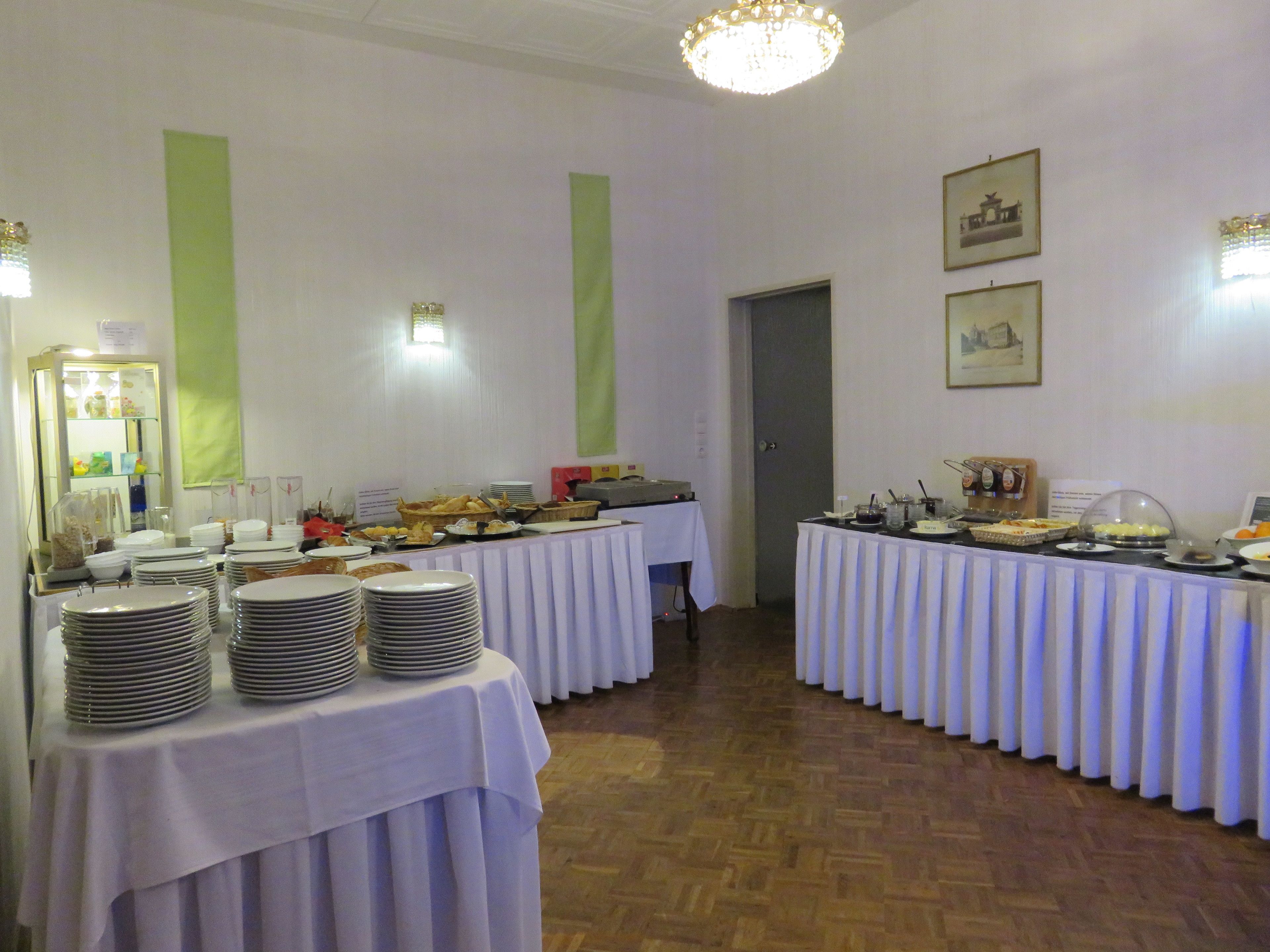 daily buffet breakfast (eur 14.5 per person)