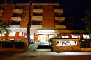 Front of property – evening/night