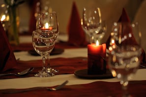 Couples dining