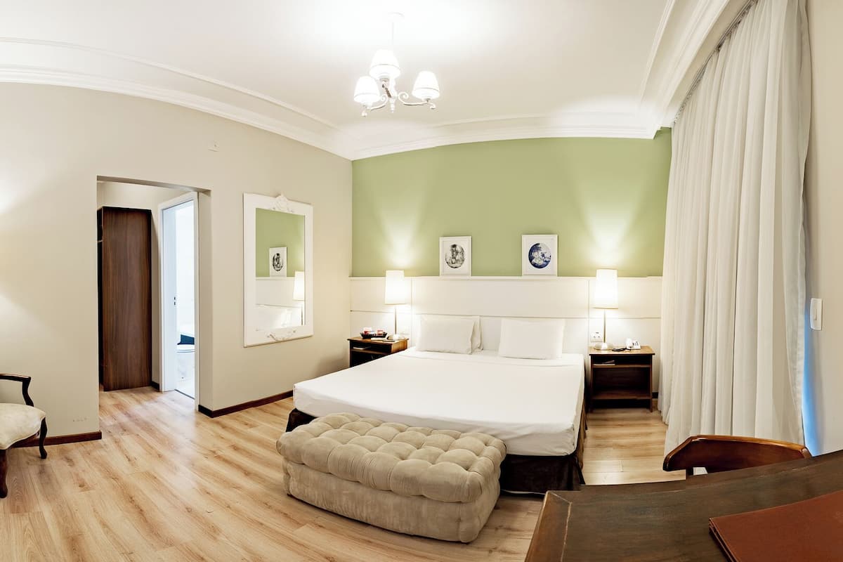 quarto casal exclusivo, 1 cama king com banheira | 1 bedroom, hypo-allergenic bedding, minibar, in-room safe