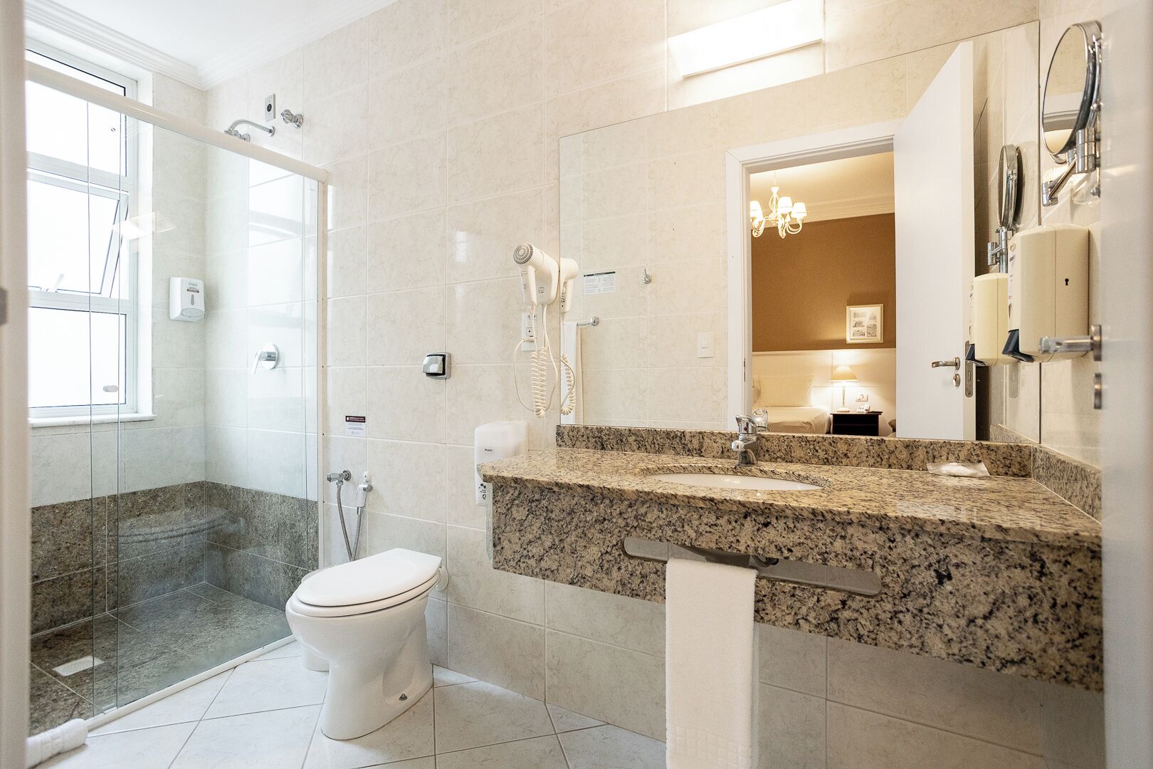 family quadruple room | bathroom | free toiletries, hair dryer, towels, soap