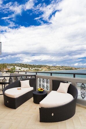 Leilighet – superior, sjøutsikt | Balkong