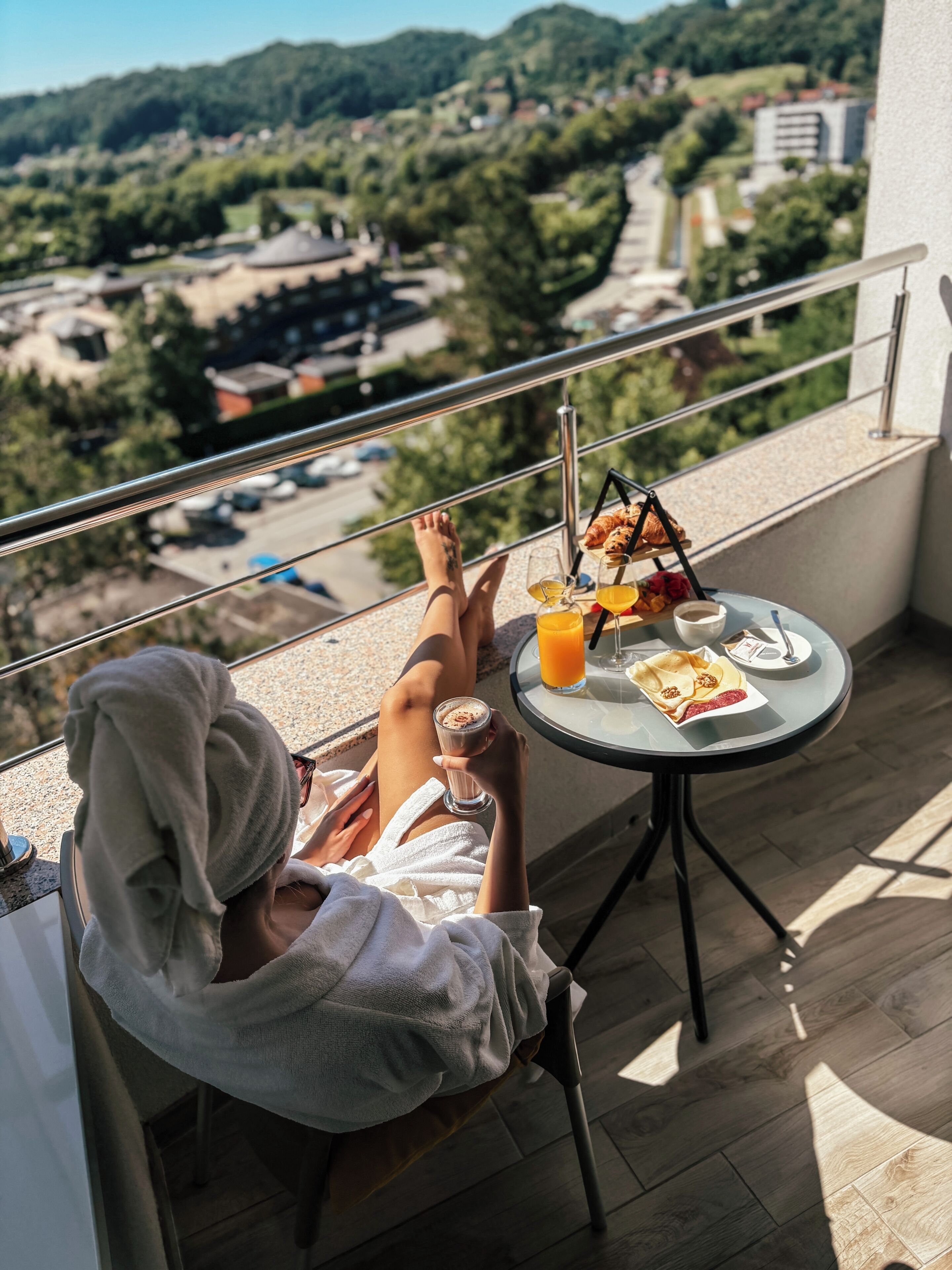 Uitzicht vanuit de kamer