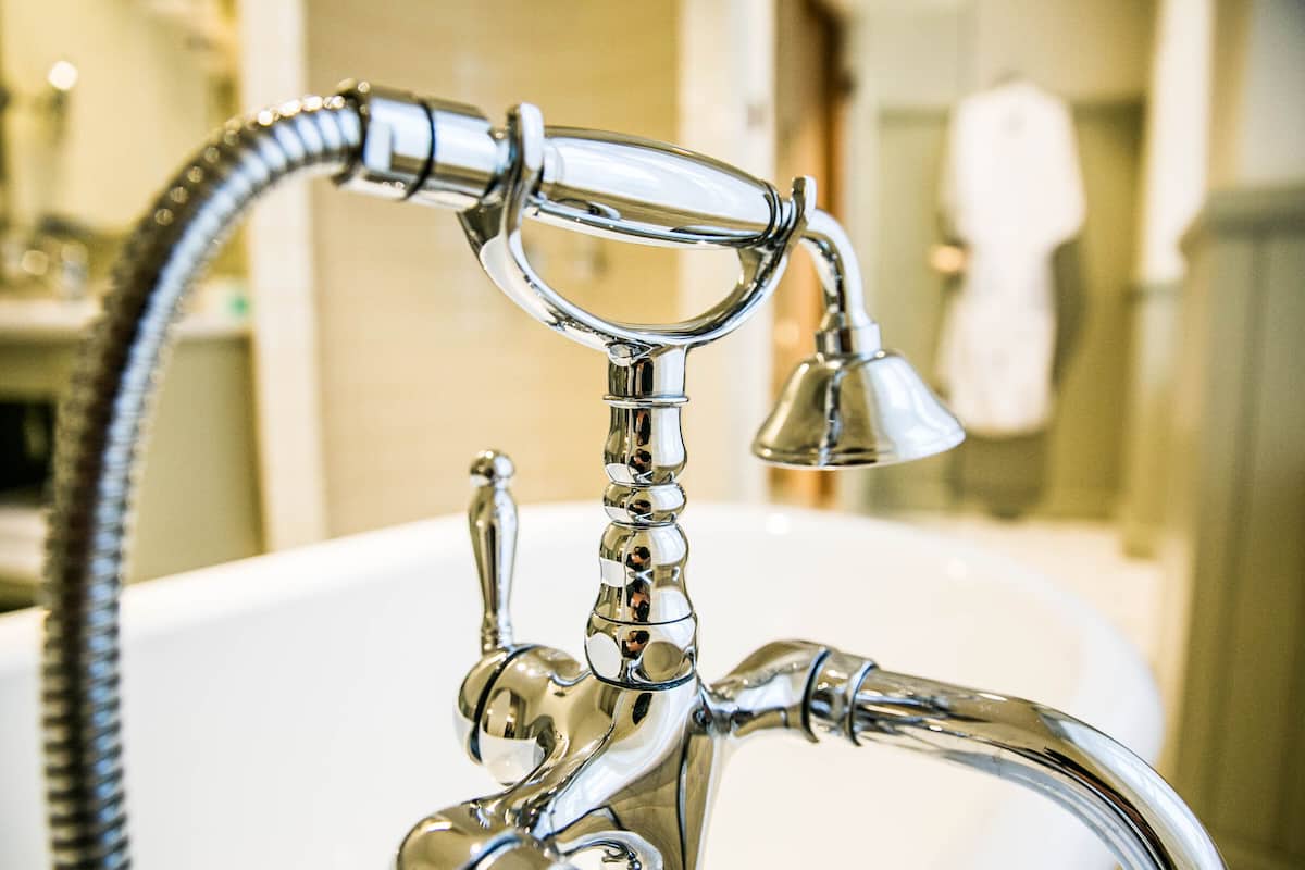 suite, sauna, city view | bathroom | rainfall showerhead, designer toiletries, hair dryer, bathrobes