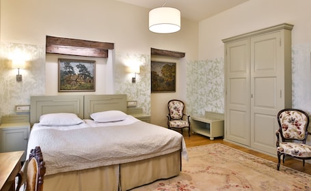 1 habitación, ropa de cama hipoalergénica y minibar
