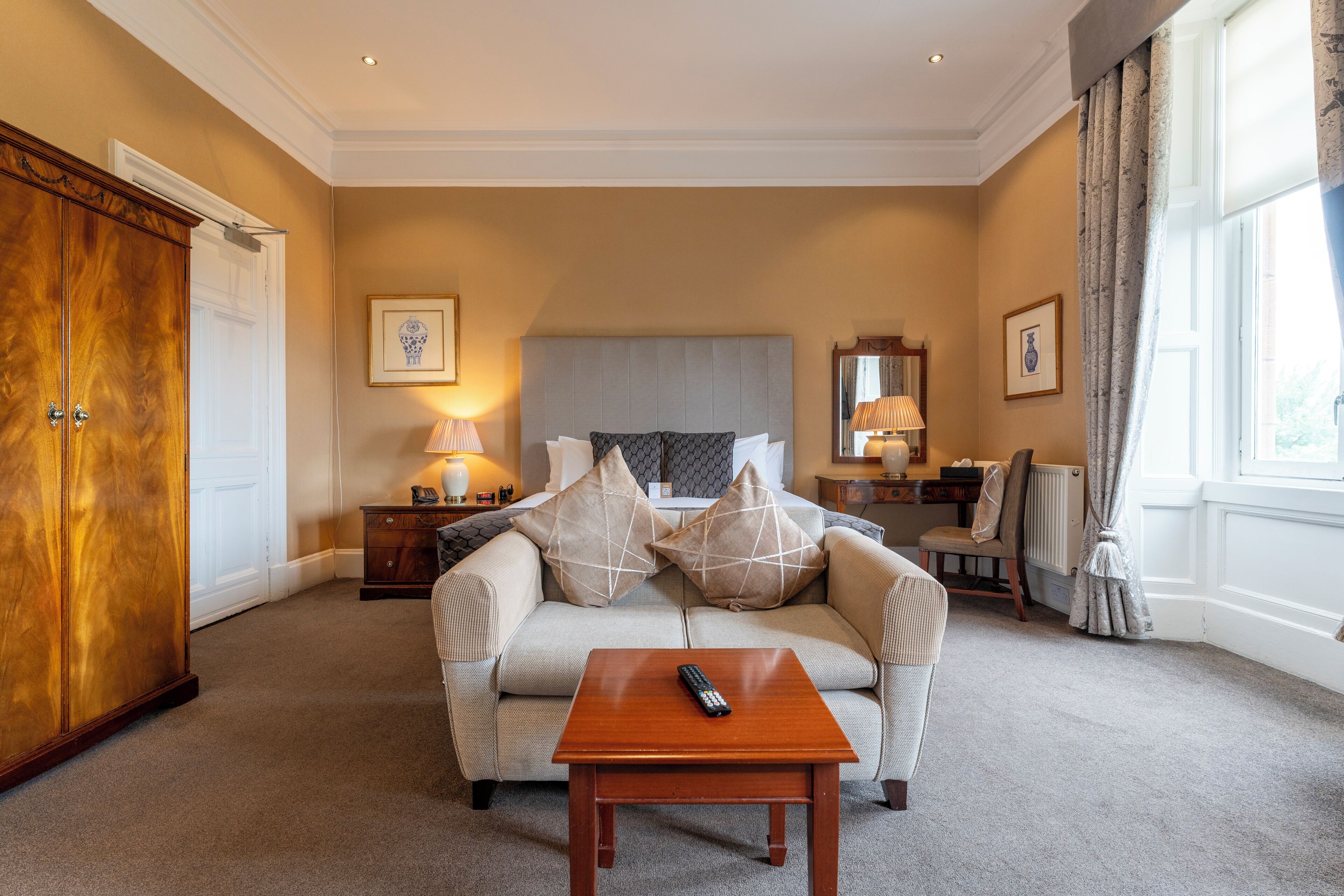 junior suite | premium bedding, desk, soundproofing, iron/ironing board