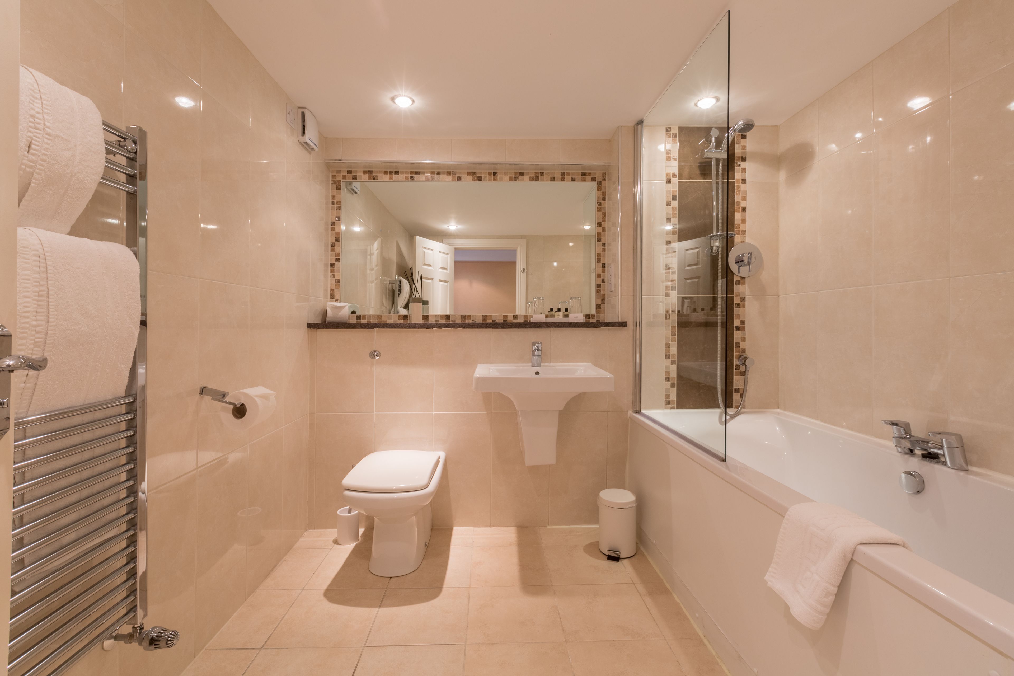 executive double or twin (castle, courtyard or garden location) | premium bedding, desk, soundproofing, iron/ironing board