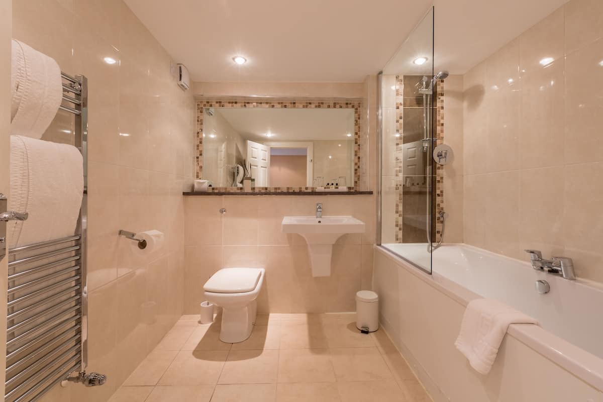 executive double or twin (castle, courtyard or garden location) | premium bedding, desk, soundproofing, iron/ironing board