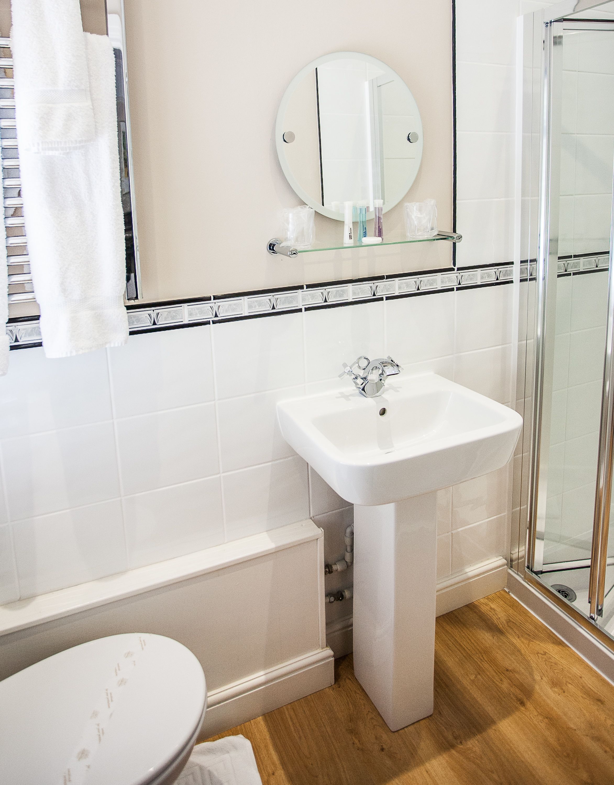 small economy double room | bathroom | shower, free toiletries, hair dryer, towels