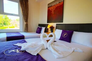 In-room safe, desk, laptop workspace, soundproofing