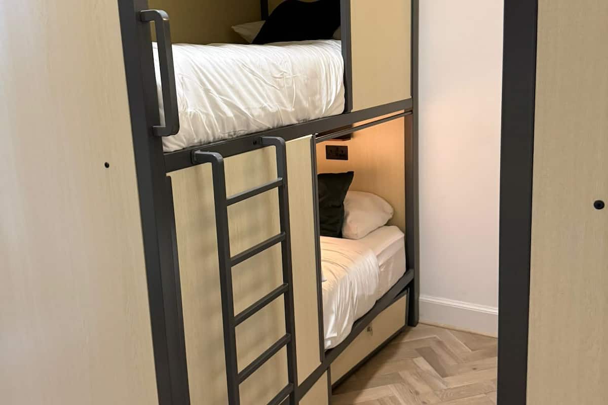 Premium Shared Dormitory | Blackout drapes, iron/ironing board, free WiFi, bed sheets