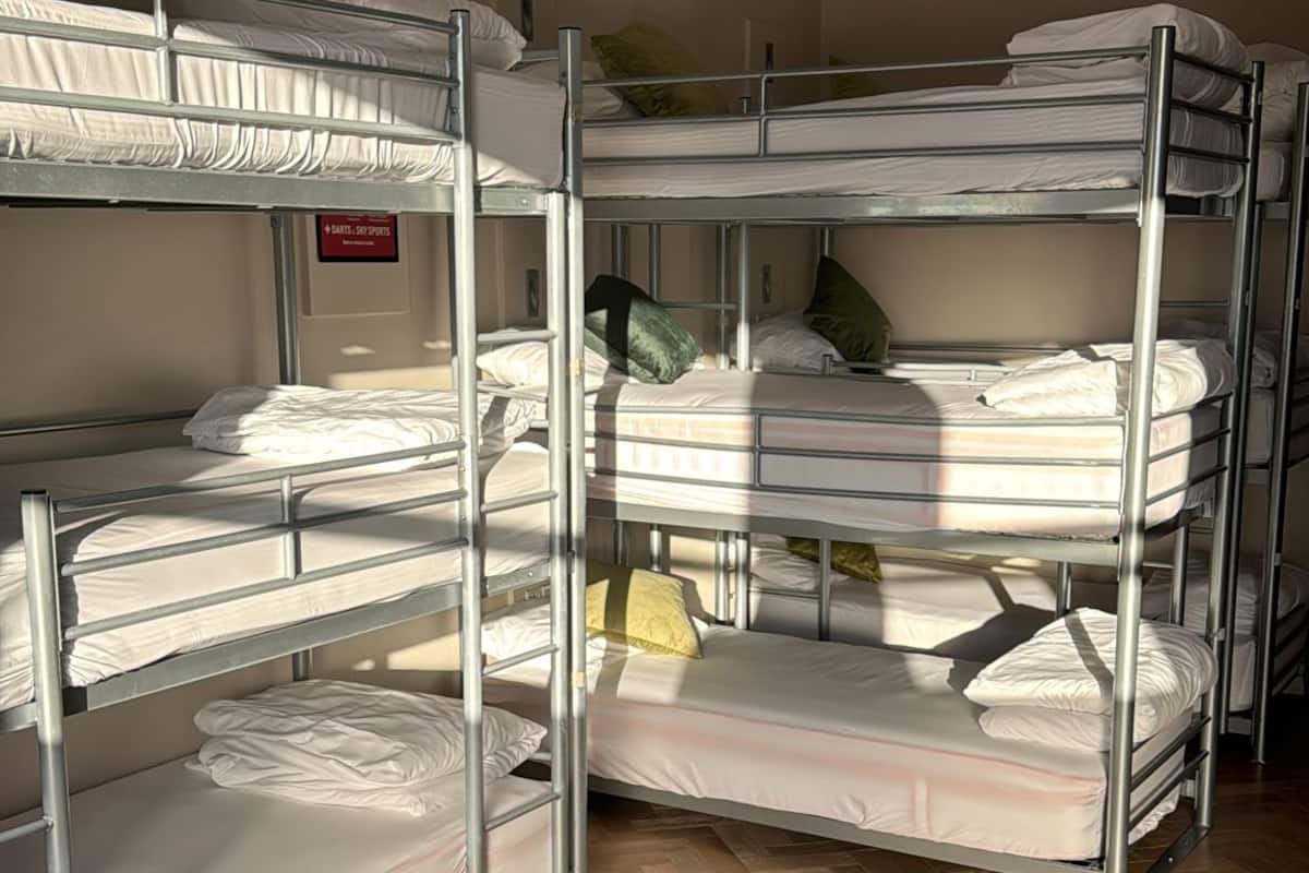 Blackout drapes, iron/ironing board, free WiFi, bed sheets