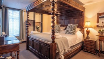 Black Boy Inn Four Poster | 1 bedroom, premium bedding, individually decorated
