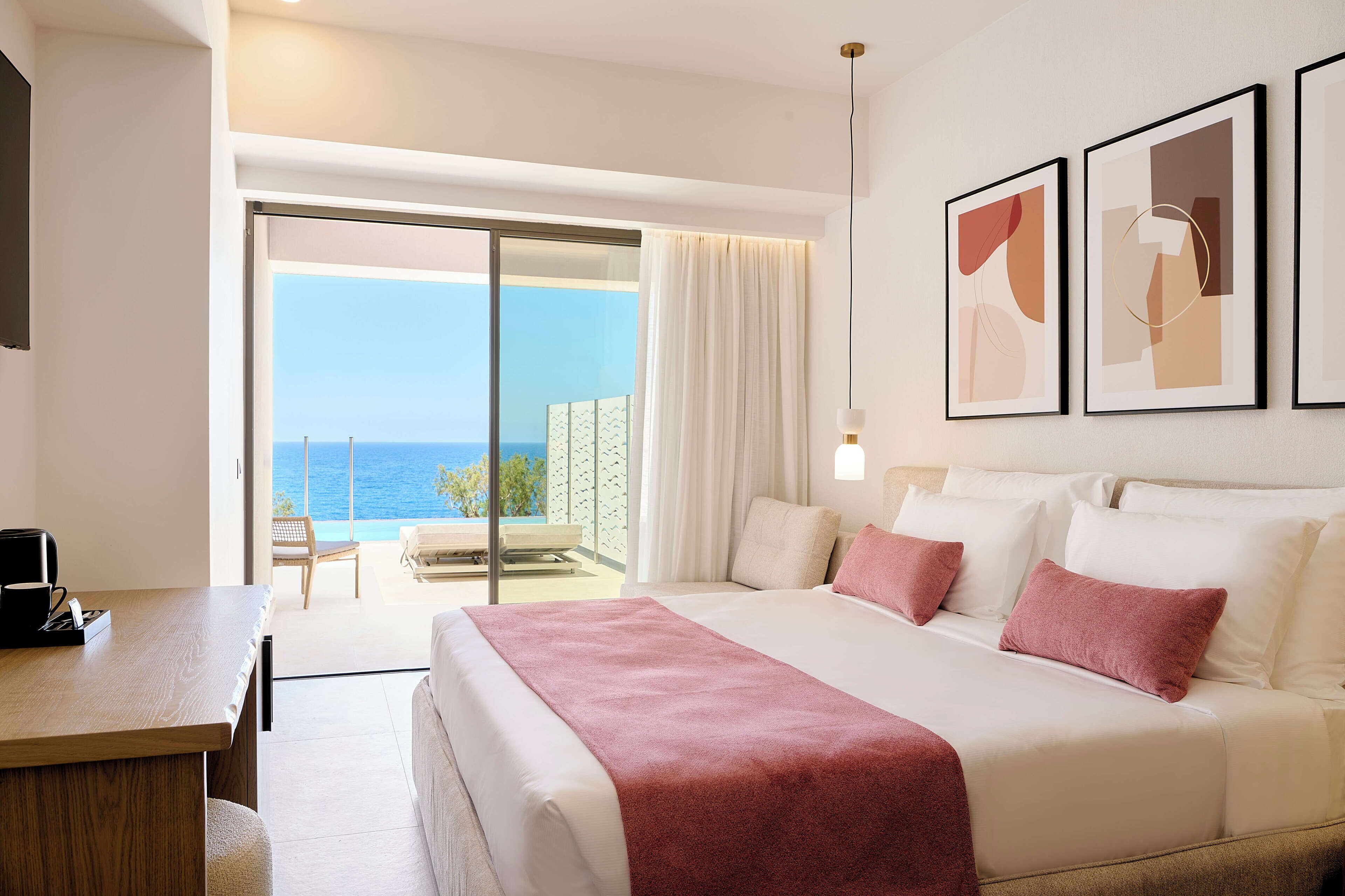 Individually decorated, individually furnished, desk, blackout drapes