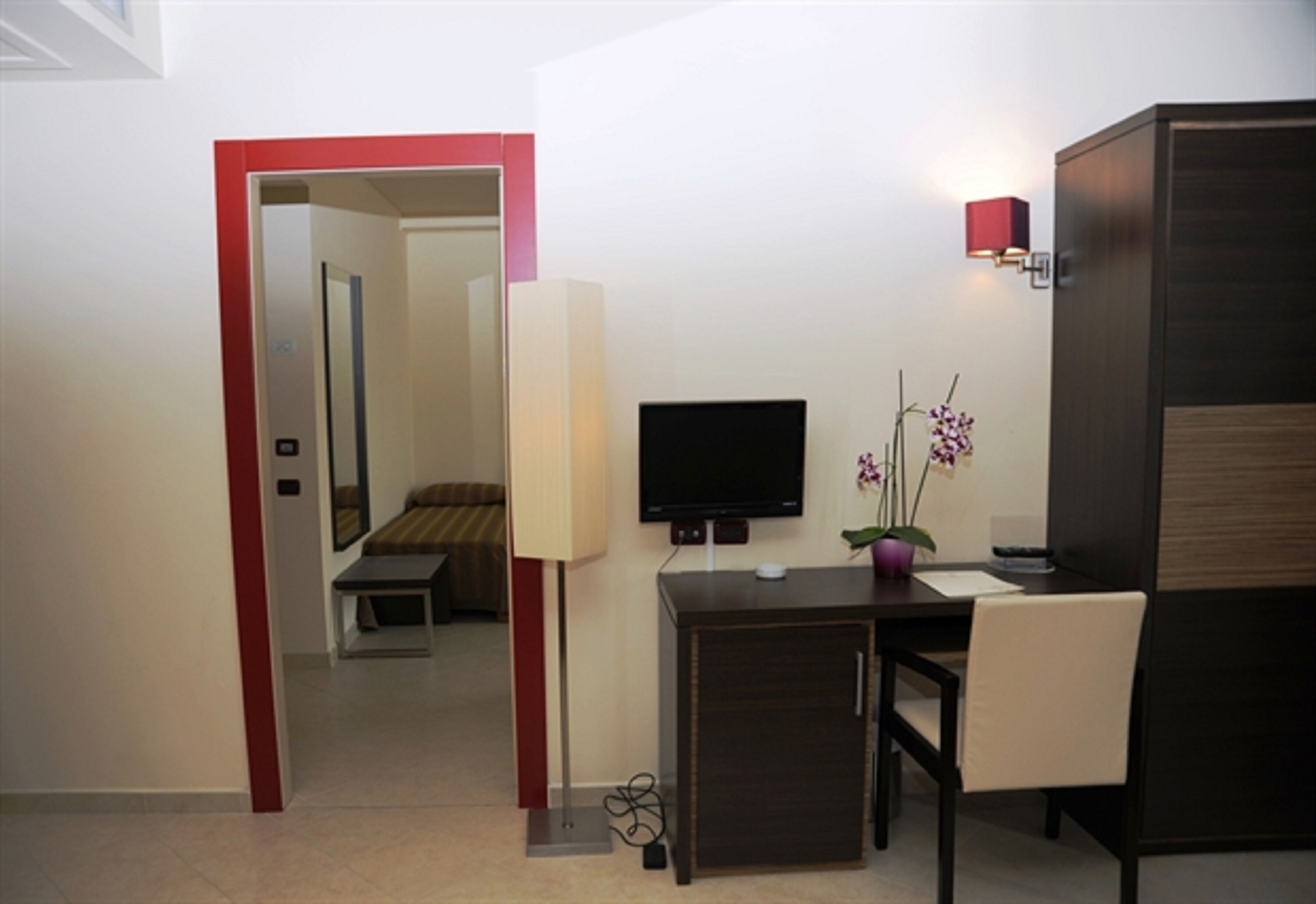 quadruple room | living area | 22-inch tv with satellite channels