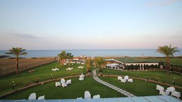 Blick von der Unterkunft