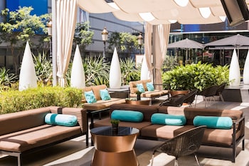 Patio, balcany or terrace at JW Marriott Los Angeles L.A. LIVE