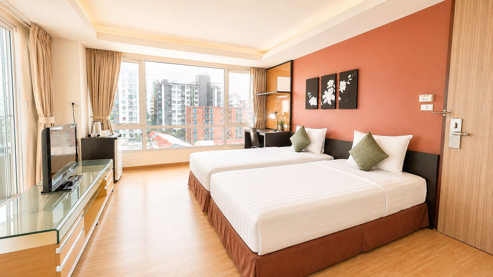 In-room safe, desk, blackout curtains, iron/ironing board