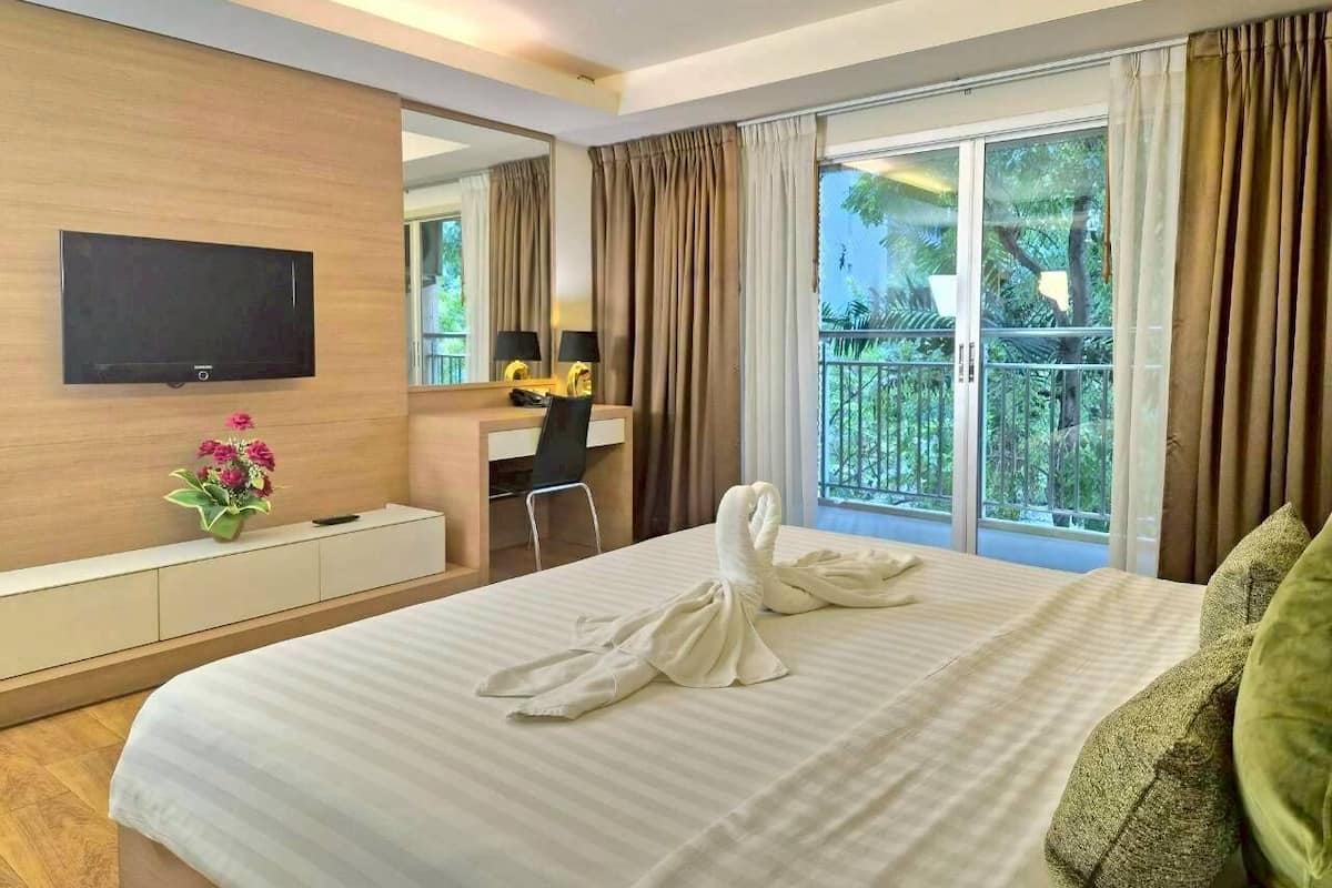 Monolocale Superior, 1 letto matrimoniale | Una cassaforte in camera, una scrivania, tende oscuranti