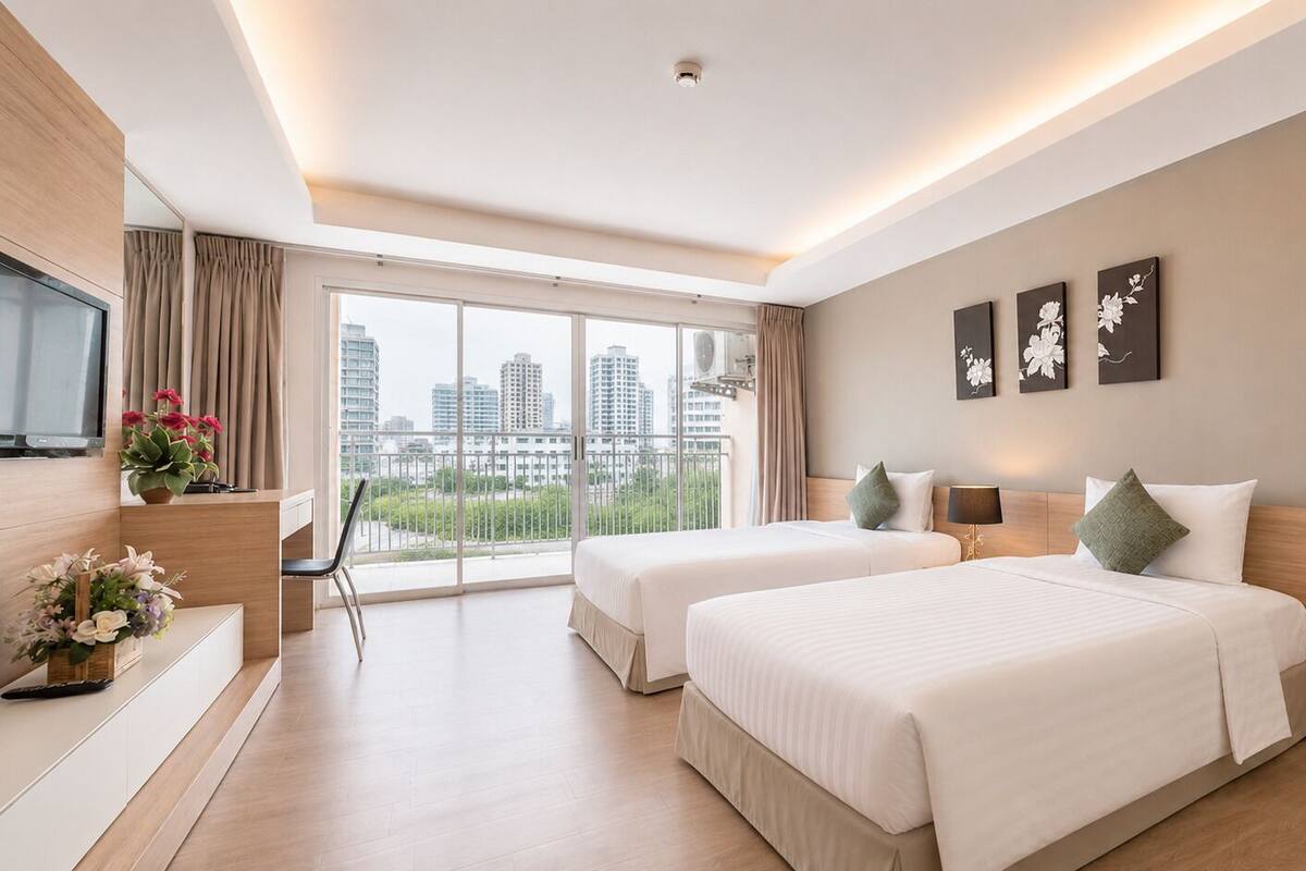 Deluxe Studio, 2 Single Beds