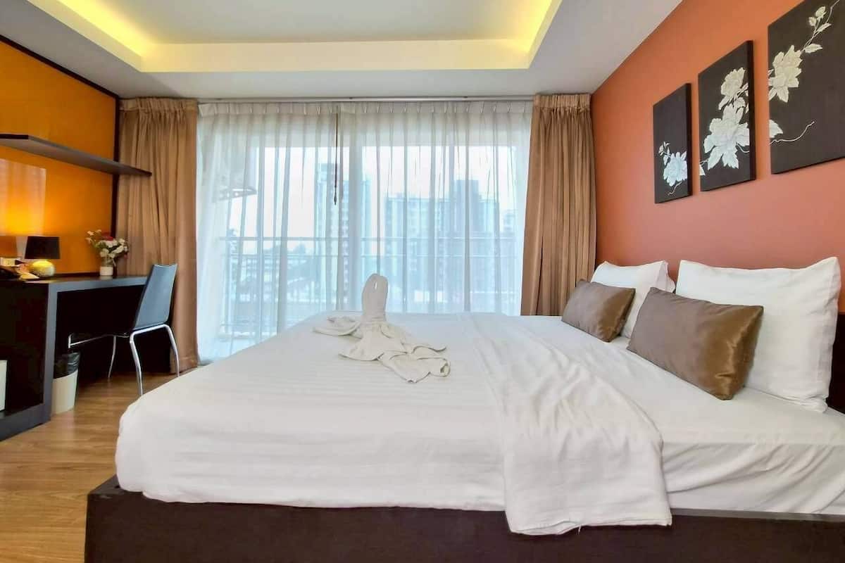 In-room safe, desk, blackout drapes, iron/ironing board