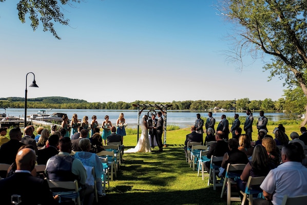 Área de bodas al aire libre