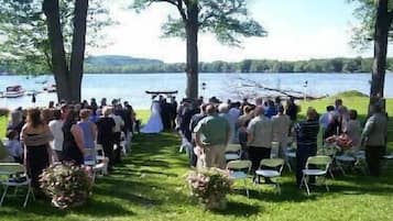Área de bodas al aire libre