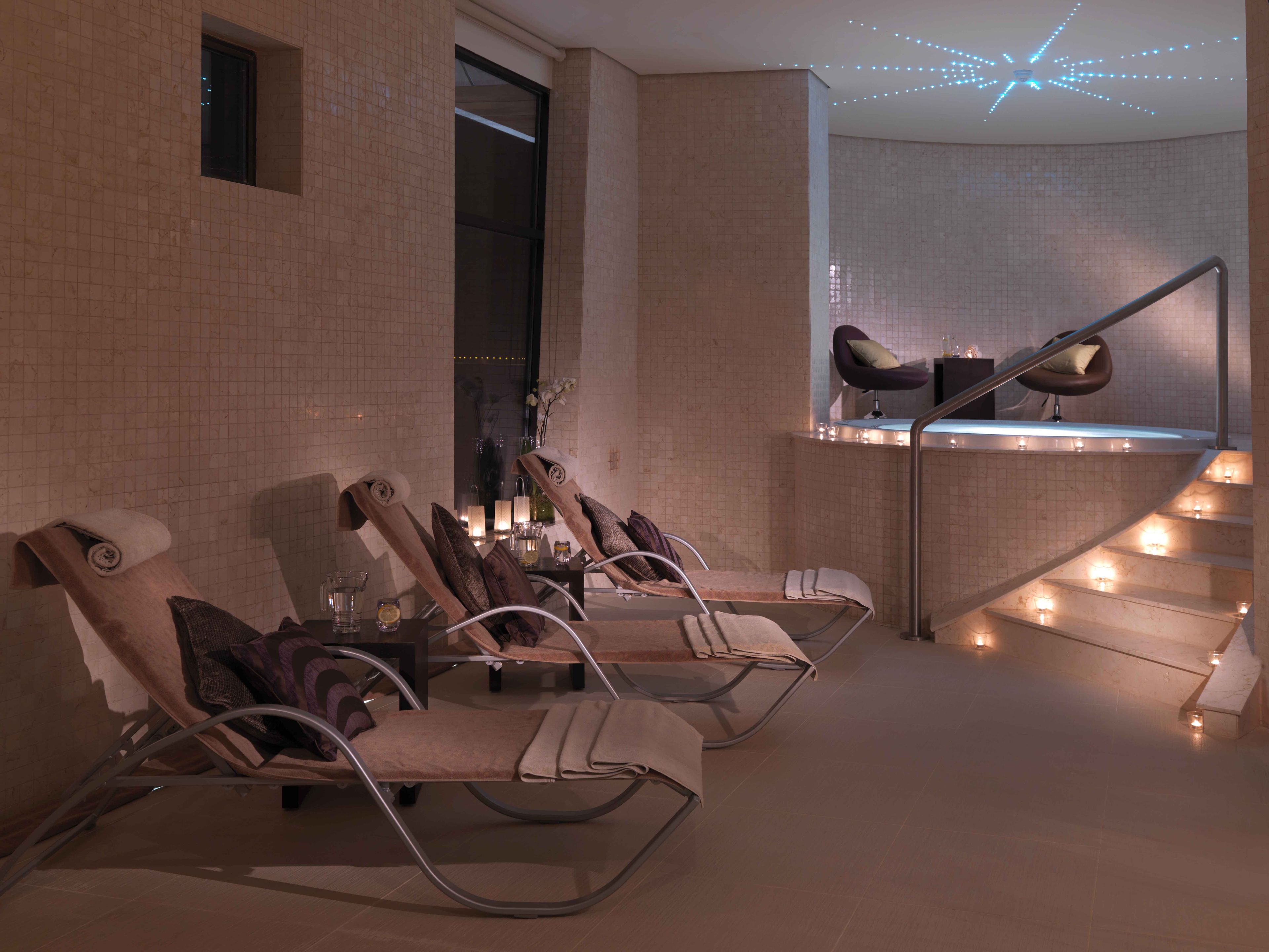 Hydrotherapy, aromatherapy, hot stone massages, deep-tissue massages