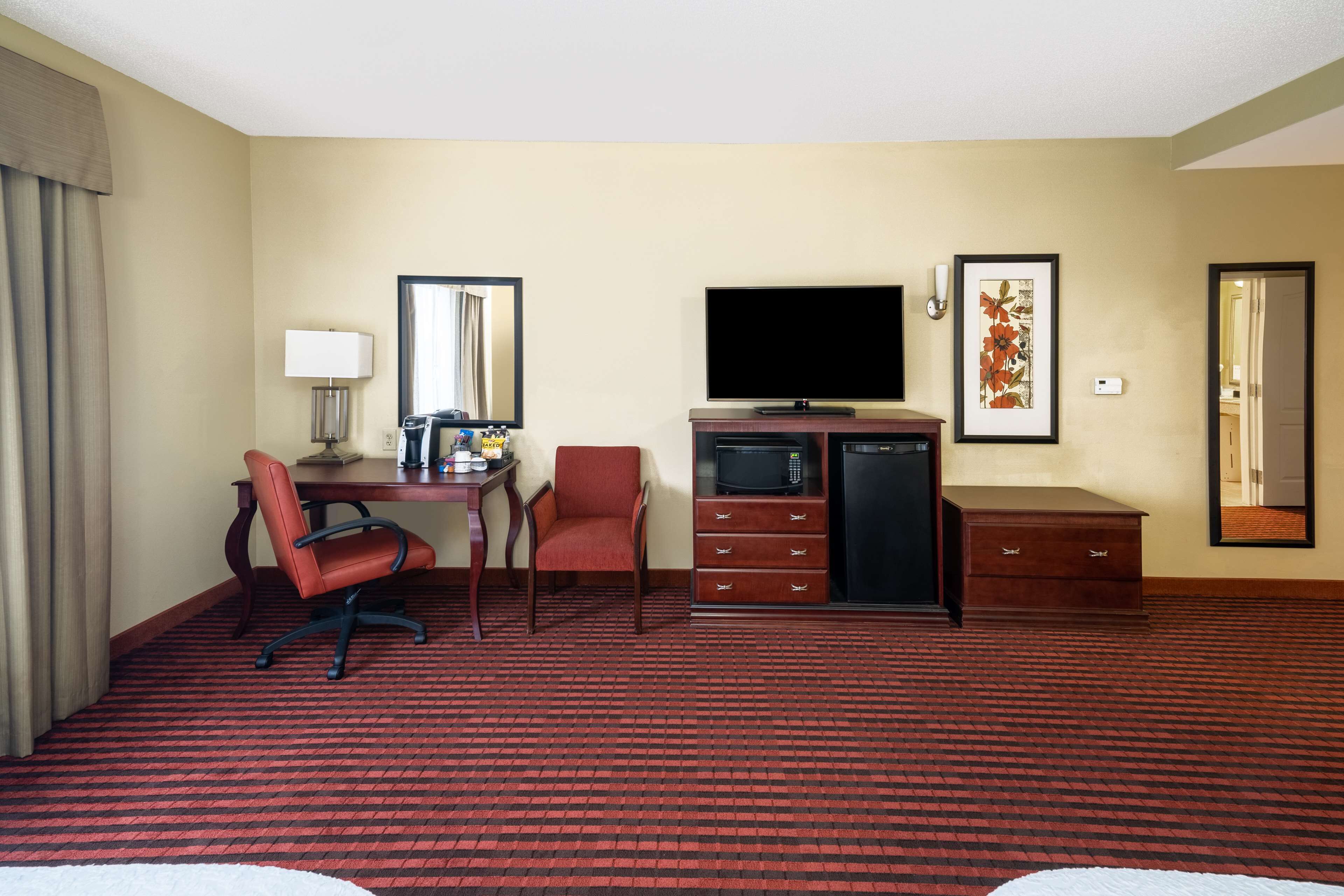 room, 2 queen beds, accessible, bathtub (mobility & hearing) | in-room safe, desk, blackout curtains, iron/ironing board