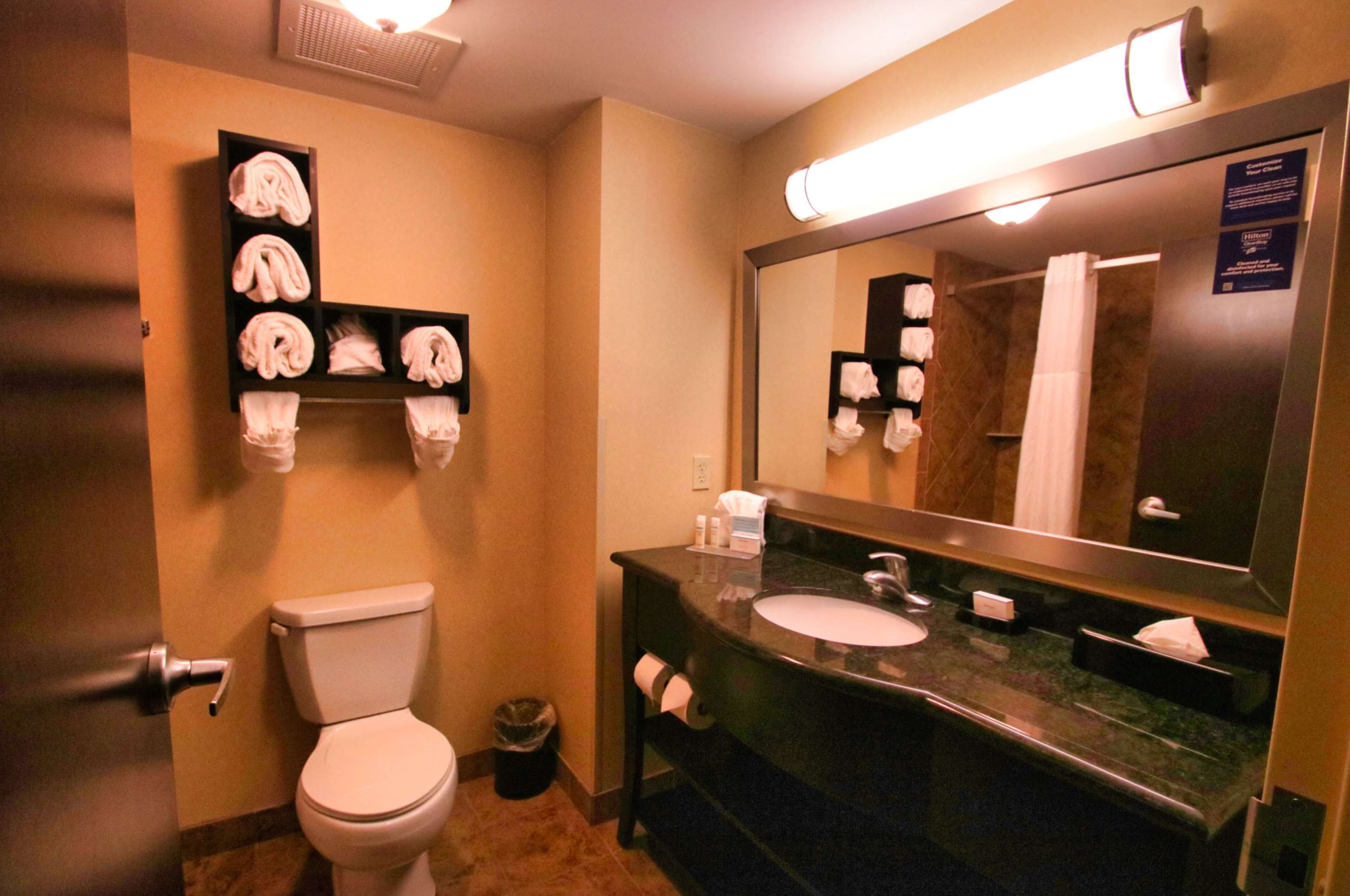 free toiletries, hair dryer, towels, soap