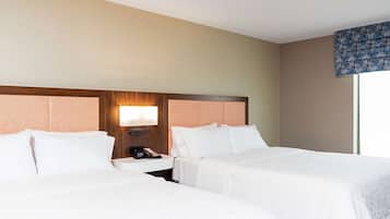 Two Queen Beds | Blackout curtains, iron/ironing board, free WiFi, bed sheets
