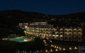 Front of property – evening/night