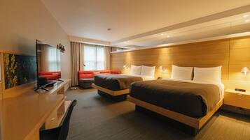 Superior kamer, 2 queensize bedden | Select Comfort-bedden, verduisterende gordijnen, geluiddichte muren