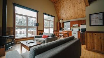Chalet Comfort, 2 kamar tidur, pemandangan gunung | Area keluarga