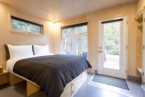 Comfort chalet, 1 slaapkamer | Select Comfort-bedden, verduisterende gordijnen, geluiddichte muren