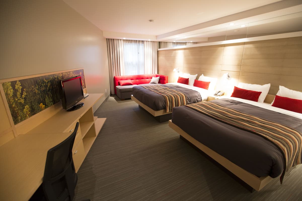 Superior Room, 2 Queen Beds | Select Comfort beds, blackout drapes, soundproofing, iron/ironing board